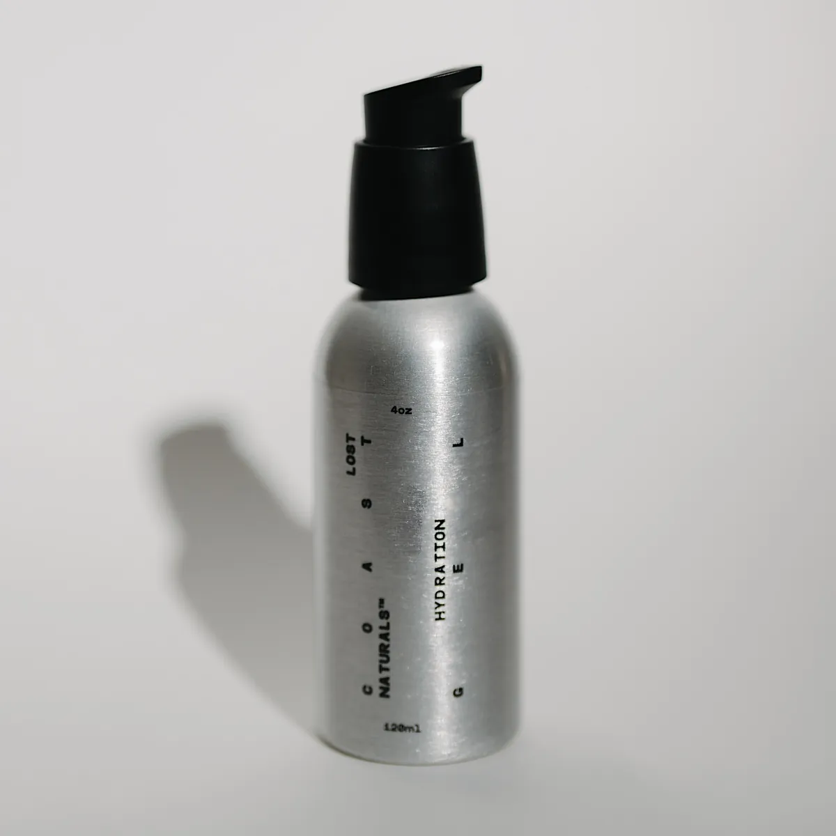 Hydration Gel in its 4 oz aluminum bottle